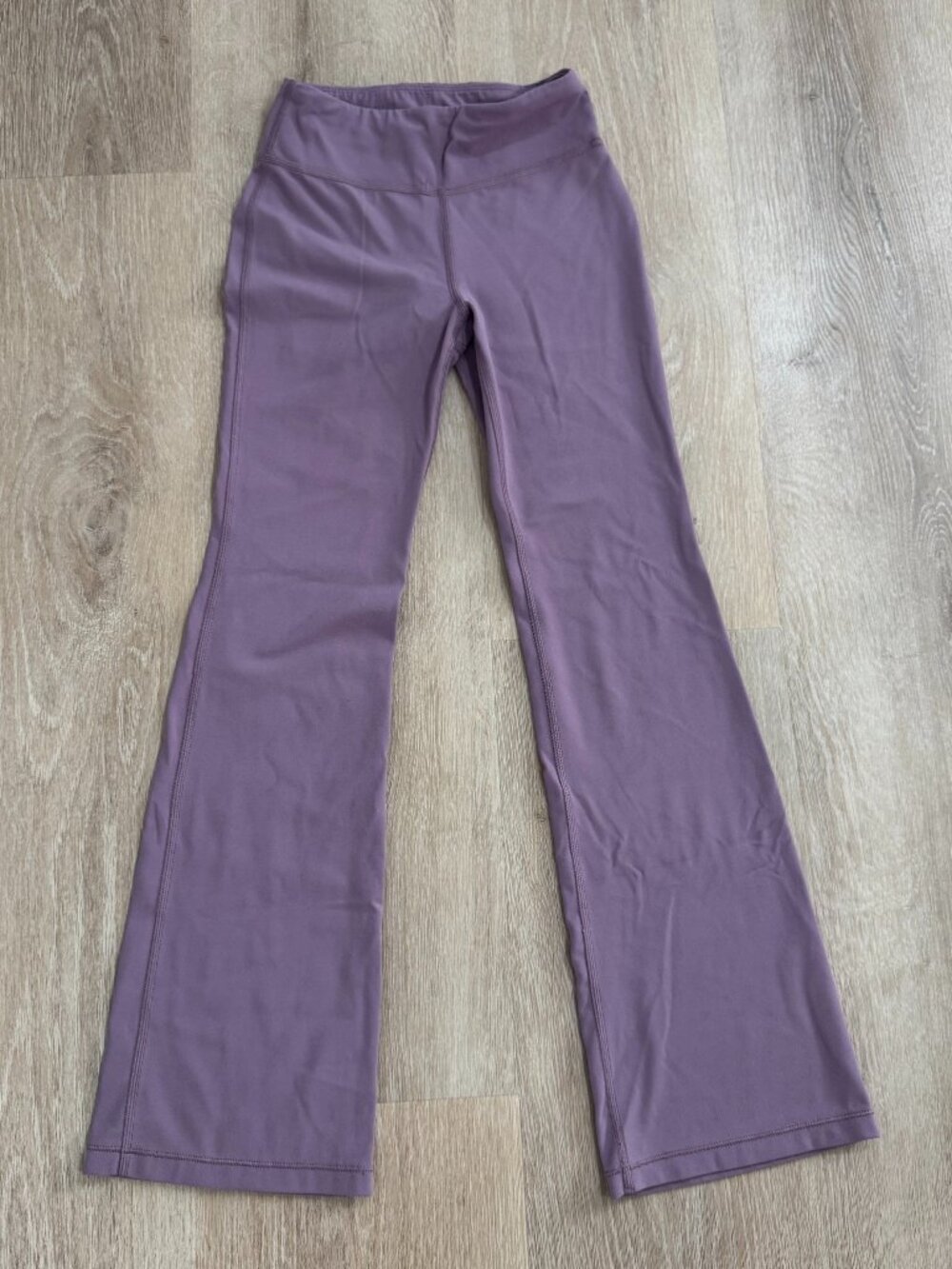 Athleta Girl High Rise Chit Chat Flare Pant Purple Mauve M 8-10